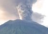 Vulkánkitörés Bali szigetén