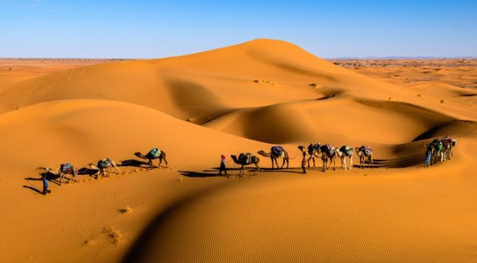 Marokkó egyik leglátványosabb területe a Szahara