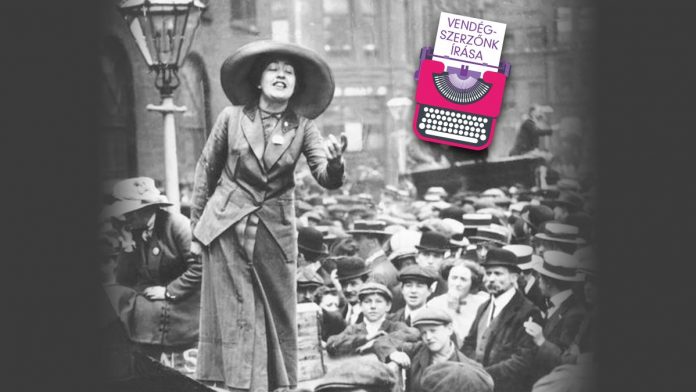 A feminizmus fontos alakja, Emmeline Pankhurst /forrás: :mirror.co.uk/